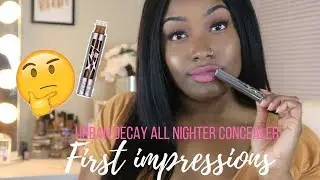 first impressions: UD ALL NIGHTER CONCEALER and makeup look