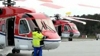 CHC helicopters at Stord Airport, june 2010