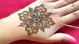 Very beautiful stylish back hand mehndi design |  Latest mehndi design | mehndi ka design | mehndi