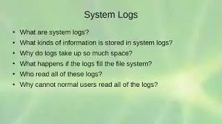 Linux Client Administration - Logs and Queues