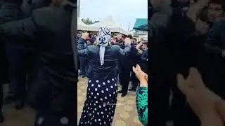 Патимат Расулова танцует на свадьбе в с. Игали