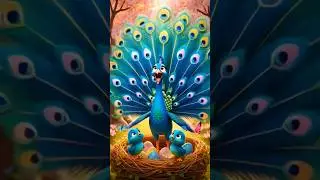 The heartwarming story of a peacock, a mother, and a farmer #peacock #shorts #viral