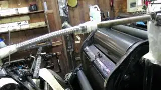 Old German printing press in Kyoto