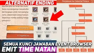 CARA MENYELESAIKAN SEMUA KUNCI JAWABAN EVENT BROWSER EMIT TIME NATAN❗CARA DAPAT SKIN GRATIS PART.2-5
