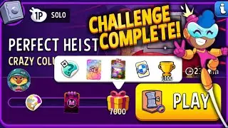 Solo Challenge Perfect Heist Crazy Columns Rainbow 7000 points | Match Masters