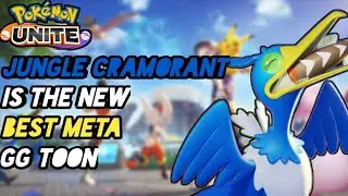 JUNGLE CRAMORANT IS THE NEW META? GG TOON JUNGLE CRAMORANT GAMEPLAY | POKEMON UNITE
