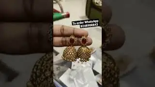 Jhumki at wholesale price ! #jewelry #jumkas #jhumkis #jhumkas #jhumkas #jhumkalover #jewelry