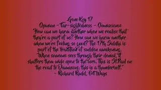 Gene Key 17