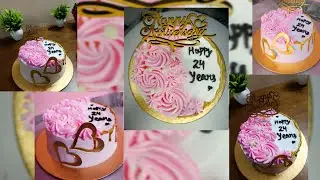 Making a Beautiful Anniversary Cake | Eggless Custom Cake by CakeLuv