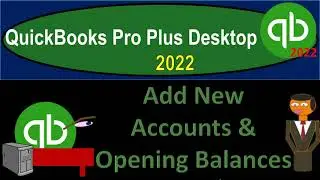 Add New Accounts & Opening Balances 6380