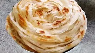 Parotta Recipe | Soft Layered Parotta | Street Food Parotta | How to make Parotta