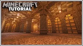 Minecraft Underground Storage Room Tutorial [How to Build]