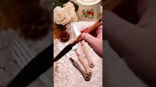 Not your ordinary cutlery. A charming gift, a unique table accent, a conversation starter. #cutlery
