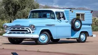 Пикап-кемпер Chevrolet 3100 1957 года 🚙 | Самый крутой винтажный автодом, который вы когда-либо в...