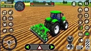 Indian Real Farming Tractor Simulator - Big Farm Transport Driving Walkthrough : Android Gameplay #2