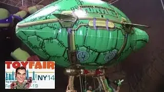 Nickelodeon Teenage Mutant Ninja Turtles Vehicles at New York Toy Fair 2014 - TURTLE BLIMP!