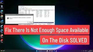 Fix There Is Not Enough Space Available On The Disk SOLVED Important: It Will Clear All DATA