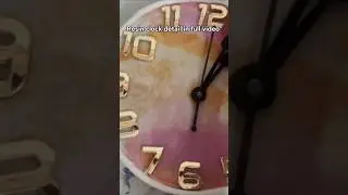 resin clock #resinart #tutorial #artandcraft #sort #trending