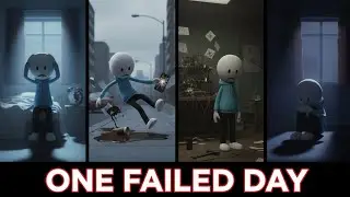 One Failed Day &ndash; Silent Stickman Animation #stickman #animation #