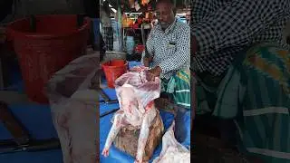 Best Mutton Cutting Video #meatmarket #goatmeatcutting #trending #meatcutting #youtubeshorts