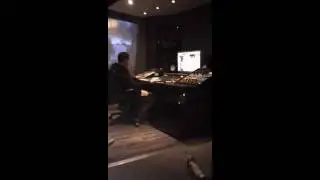 Mavado live in studio recording ZJ Chrome new riddim