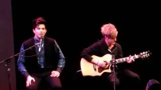 Adam Lambert - Better Than I Know Myself Acoustic live