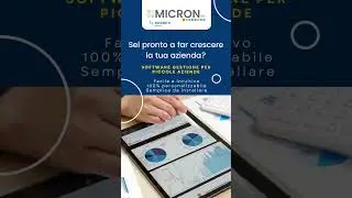 Software Gestionale per Piccole Aziende. Affidati a Micron Srl #shorts