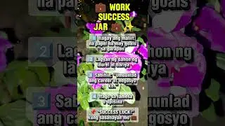 💼 WORK SUCCESS JAR 💼✨ #shorts #abundance #abundanceritual