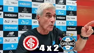 Entrevista coletiva Luis Castro ap&oacute;s Internacional 4x2 Gr&ecirc;mio