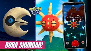 Melhor Evento pra Pegar SHUNDO! Dia de Pesquisas no Pok&eacute;mon GO! Lunatone e Solrock SHINY