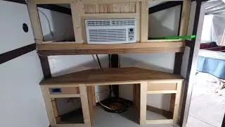 Part 3 - 5x8 Cargo Trailer camper conversion - Lower cabinets build