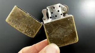 This 50+ Year Old Vietnam War Zippo Lighter Still Works After This Fix 😱