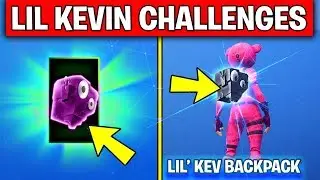 Fortnite LIL KEVIN CHALLENGES! - UNLOCK NEW Lil Kev Back Bling (Fortnite Battle Royale)