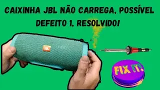 JBL Charge 3 não carrega? Resolvido. Video 1