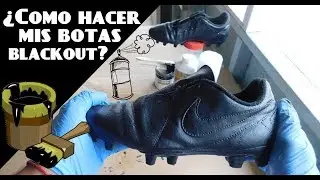 TUTORIAL Blackout / Como hacer mis botas blackout