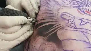 *Work in Progress* Dragon Leg Tattoo