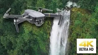 AMAZING WATERFALL DRONE FOOTAGE | [ 4K UHD ]