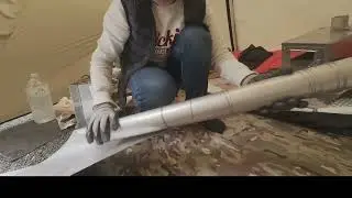 My first time assembling a Titanium wood stove Wild Wild West . Using  Pomoly Dune Solo. 