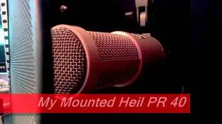 Spot With My New Heil PR 40 Microphone_0001