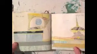 Art Journal flip through timelapse 4/27/16