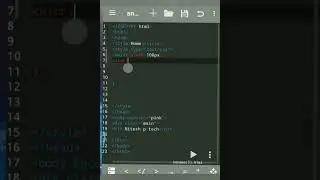 HTML CSS Kaise lagaen coding in Android mobile phone HTML and CSS HTML and CSS form of performance