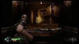 God of War - Path To The Mountain: Scorn Poles, Tatzelwurm Intro Fight, Jormungandr Shrine (2018)