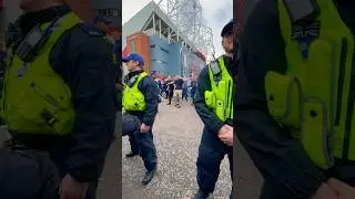 Leeds Fans arriving at Old Trafford 🙄