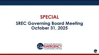 10.31.25 SREC Special Governing Board Meeting