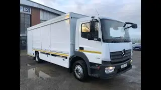MERCEDES ATEGO 1318 13.5 TONNE *EURO 6* DROPWELL BOX VAN 2014 - SJ14 DHF