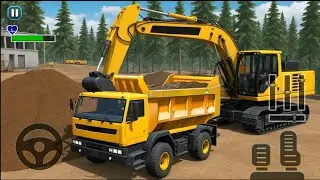 Heavy City Construction Game; Jcb Road Builder -Gameplay