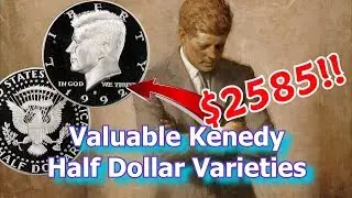 Valuable 1992 Kennedy Half Dollar Variety Coin Worth Money