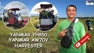 YANMAR YH850 & YANMAR AW70V Harvester | JhaSam VLOGS