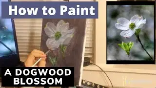 LIVESTREAM: Painting a Dogwood Blossom • Paint Party Livestream, Ep 29 - Learning to Paint on YT