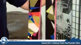 Head 2011 Johnny Twin Tip Powder Skis